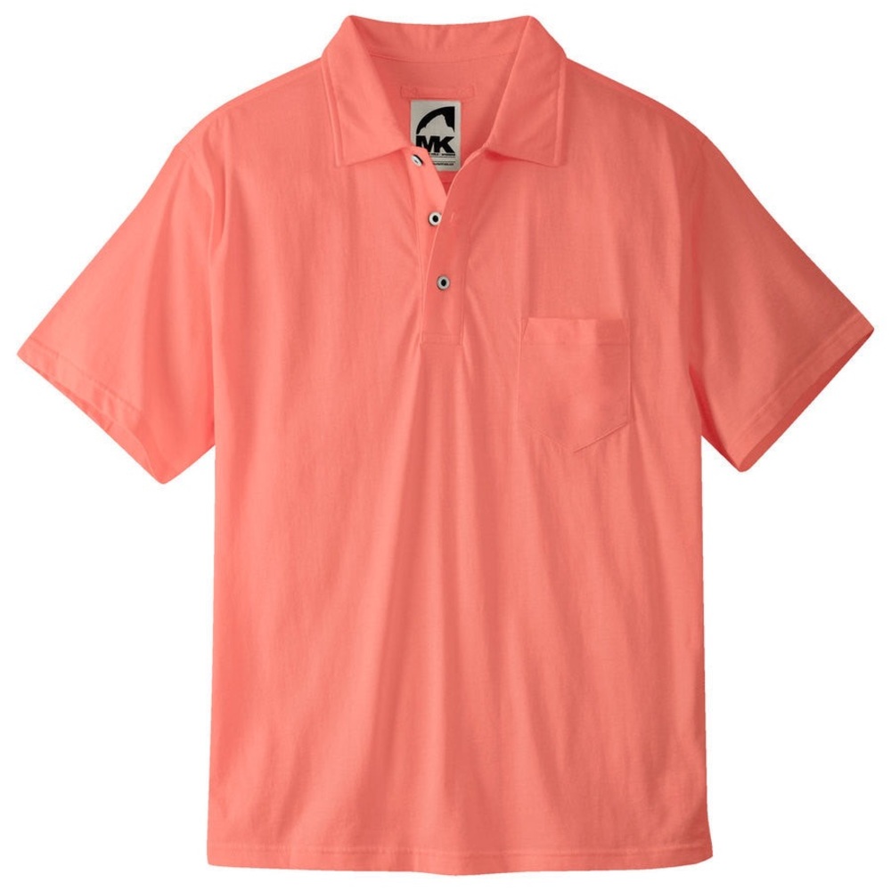 NEW Mountain Khaki Patio Polo in Summer Red